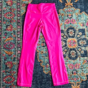 Lululemon leggings neon pink